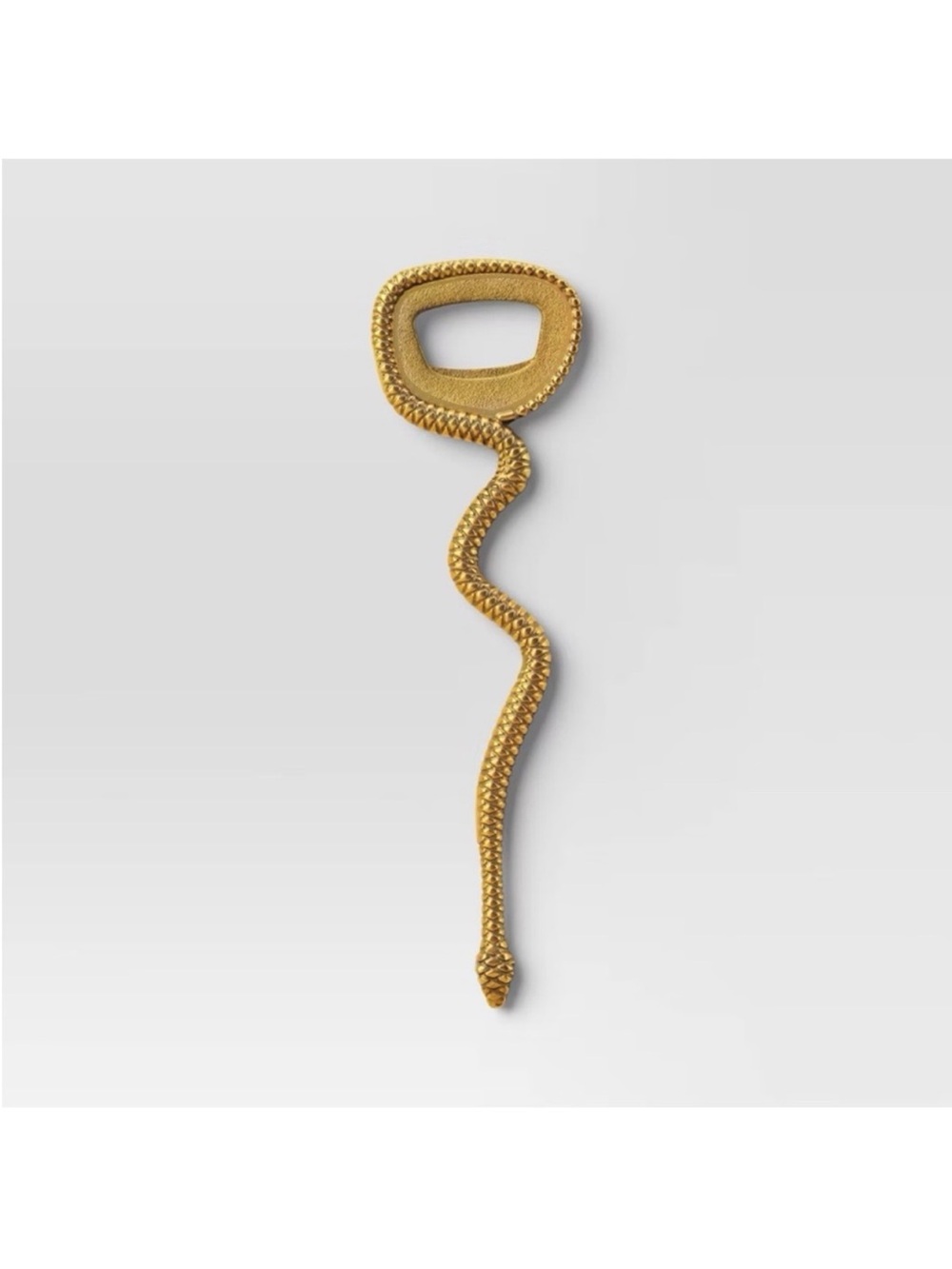 NWT Brass Halloween Gold Snake Bottle Opener - Threshold Target